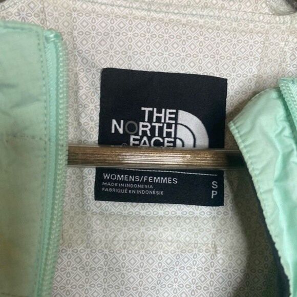 The North face Sea Foam Blue Green Hyvent Full Zip Womens Jacket Size Small - Picture 6 of 12